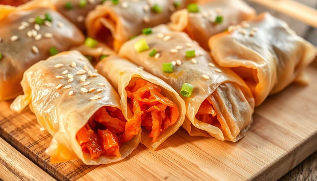 Kimchi Spring Rolls